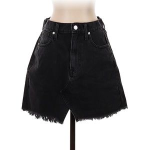 Black Denim Skirt